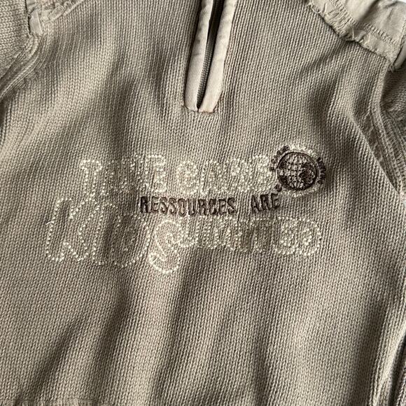 Tout Simplement Tan 1/4 Zip Pullover - Size 4 - Picture 3 of 4